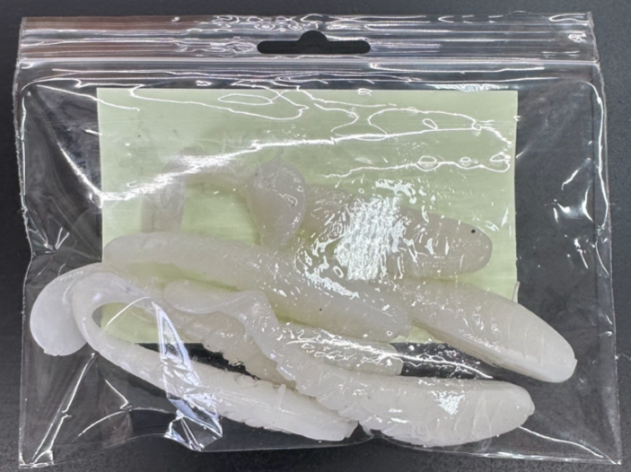 3.5" Nasty Strike Baits White