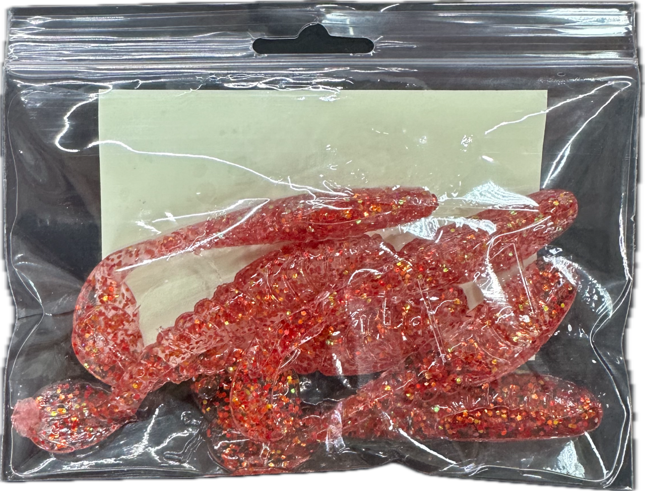 3.5" Nasty Strike Baits Red Rebel