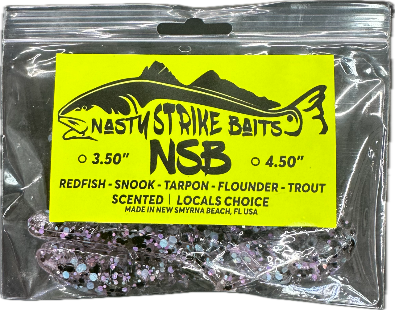 3.5" Nasty Strike Baits Purple Haze